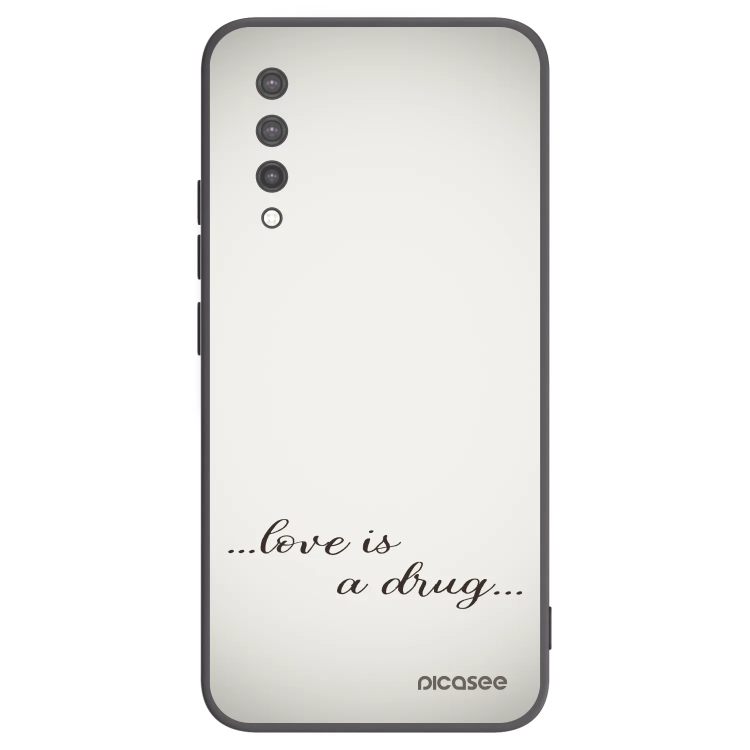 Picasee husă neagră din silicon pentru Xiaomi Mi 9 Lite - Love is a drug