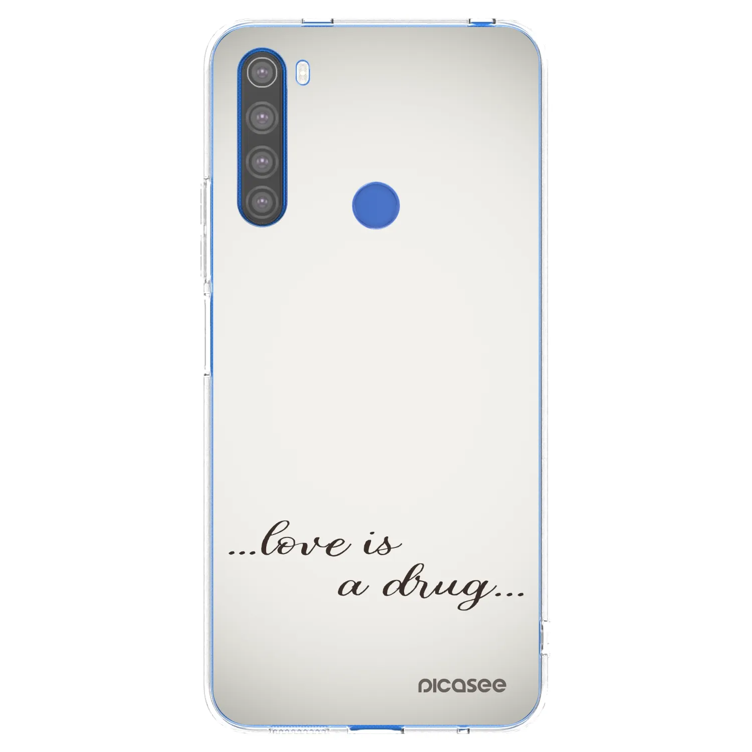 Picasee husă transparentă din silicon pentru Xiaomi Redmi Note 8T - Love is a drug