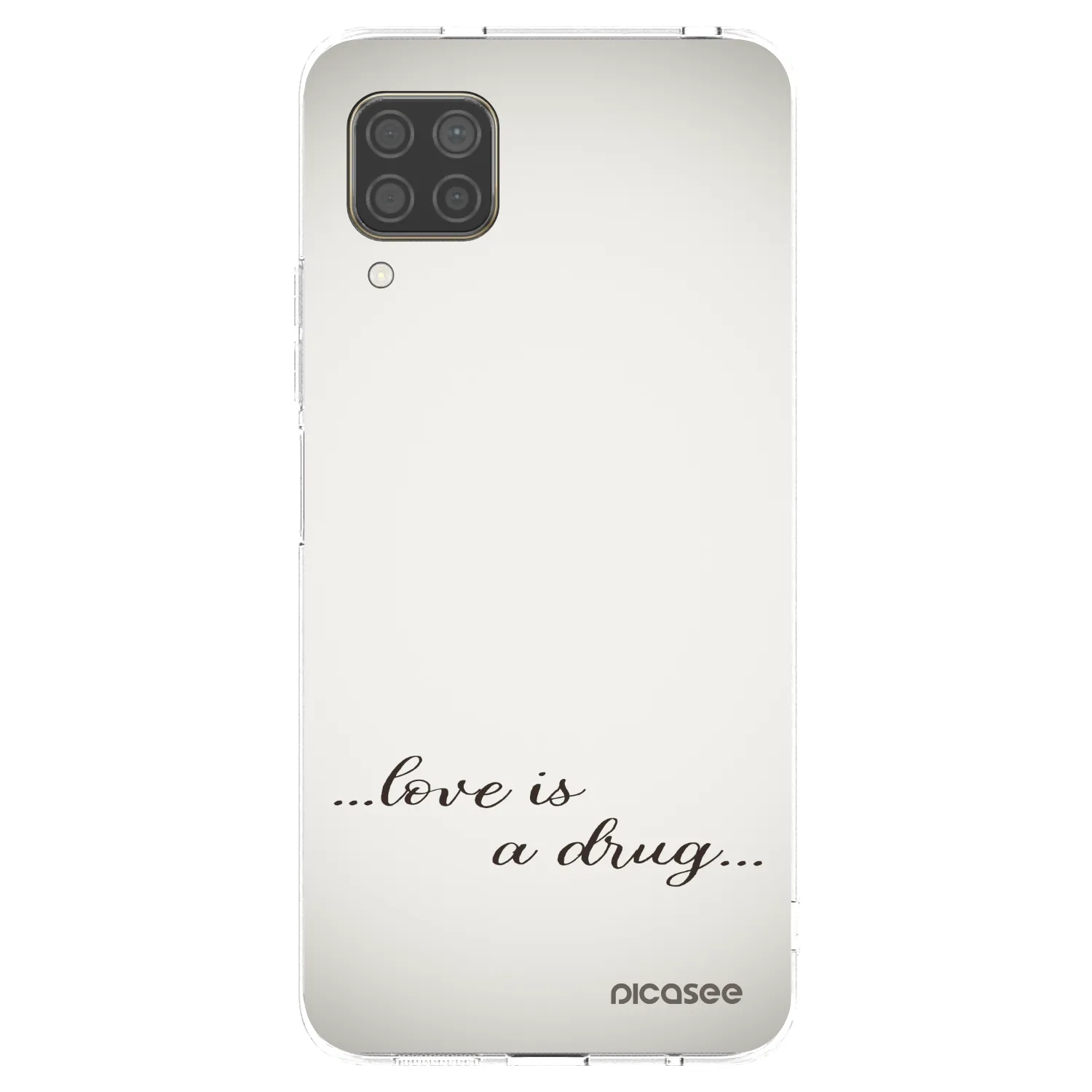 Picasee husă transparentă din silicon pentru Huawei P40 Lite - Love is a drug