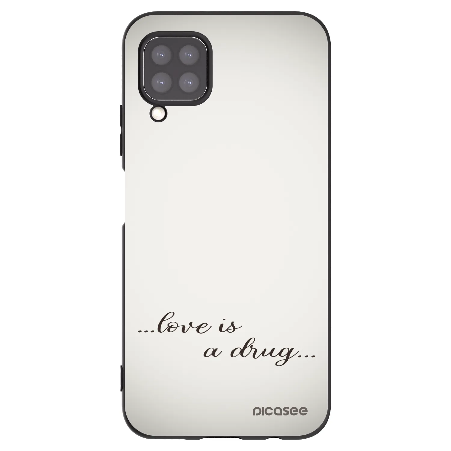 Picasee husă neagră din silicon pentru Huawei P40 Lite - Love is a drug