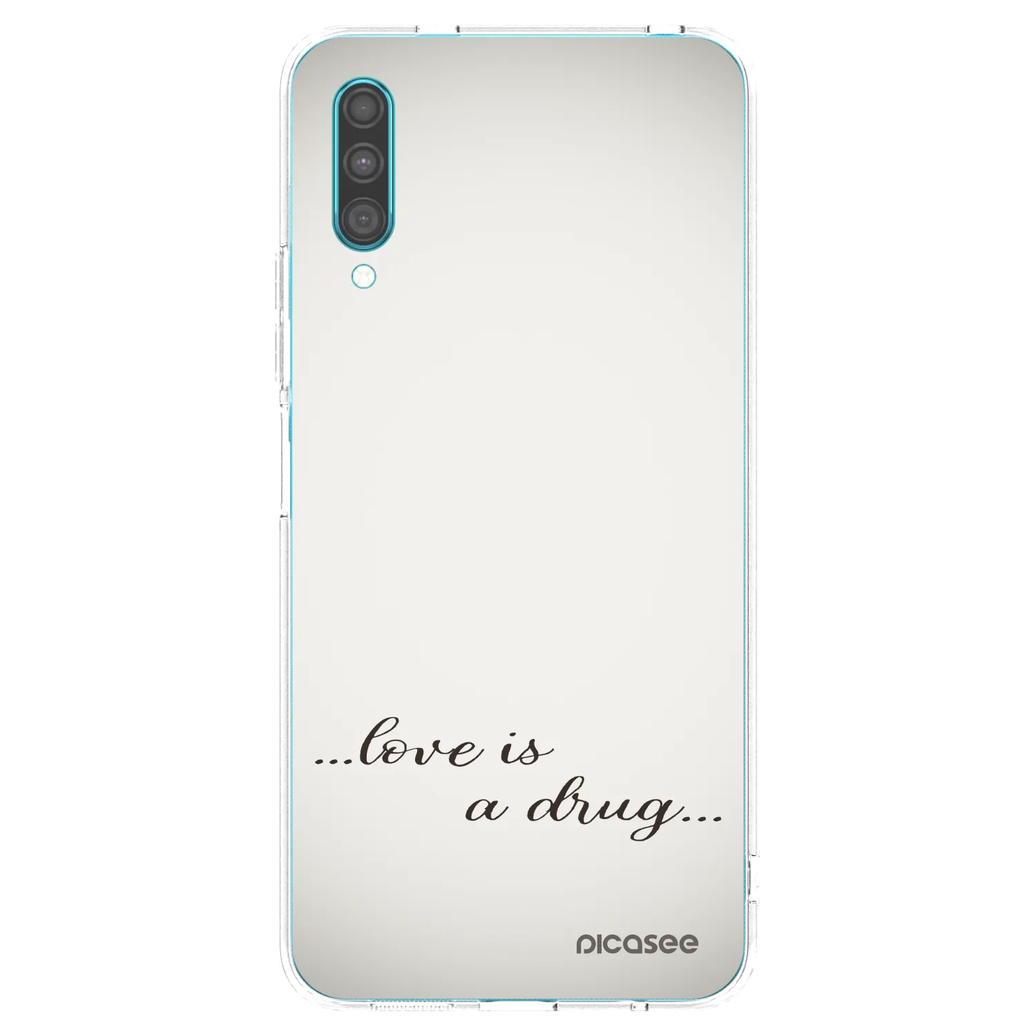 Picasee husă transparentă din silicon pentru Samsung Galaxy A30s A307F - Love is a drug