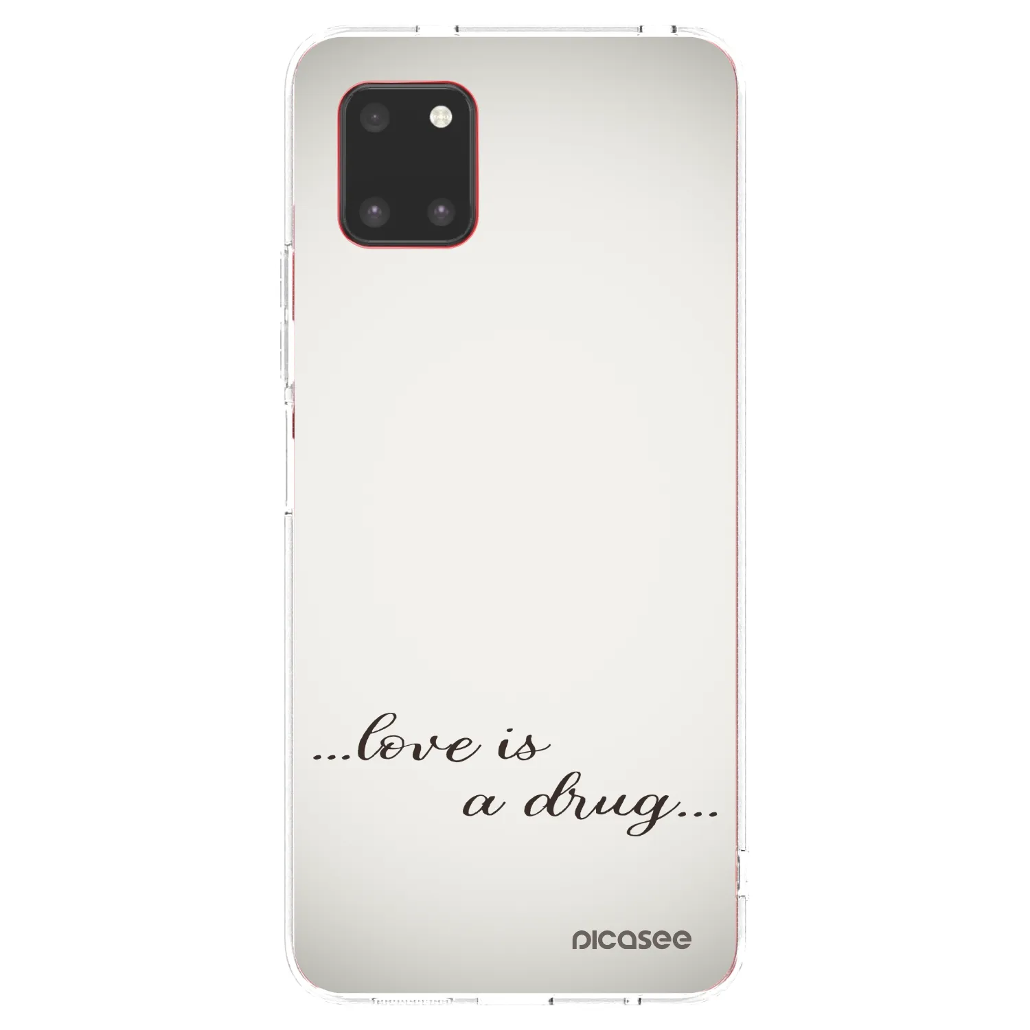 Picasee husă transparentă din silicon pentru Samsung Galaxy Note 10 Lite N770F - Love is a drug