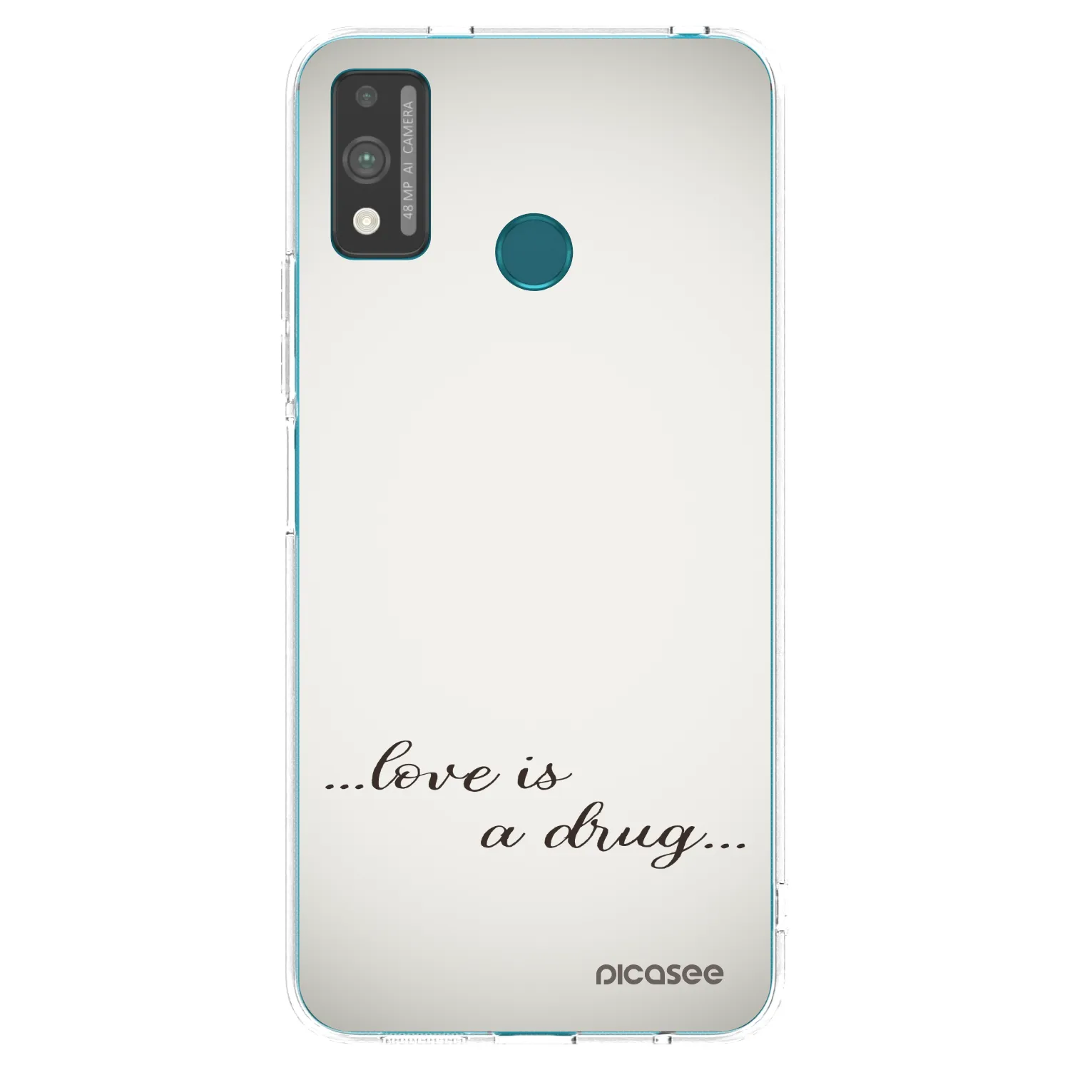 Picasee husă transparentă din silicon pentru Honor 9X Lite - Love is a drug