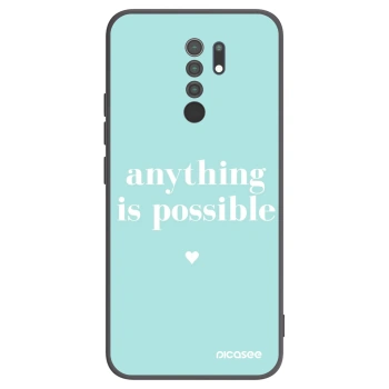 Picasee husă neagră din silicon pentru Xiaomi Redmi 9 - Anything is possible