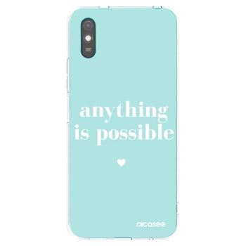 Picasee husă transparentă din silicon pentru Xiaomi Redmi 9A - Anything is possible