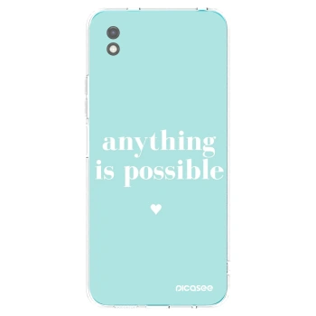 Picasee husă neagră din silicon pentru Xiaomi Redmi 9A - Anything is possible