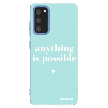 Picasee husă transparentă din silicon pentru Samsung Galaxy S20 FE - Anything is possible