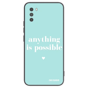 Picasee husă neagră din silicon pentru Xiaomi Poco M3 - Anything is possible