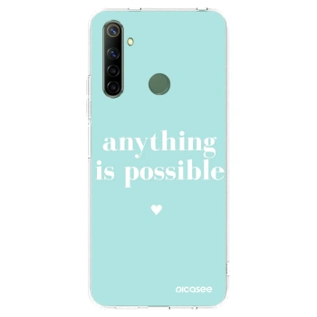 Picasee husă transparentă din silicon pentru Realme 6i - Anything is possible