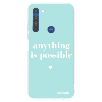 Husă pentru Motorola Moto G8 - Anything is possible