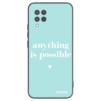 Picasee husă neagră din silicon pentru Samsung Galaxy A42 A426B - Anything is possible