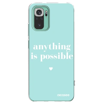 Picasee husă transparentă din silicon pentru Xiaomi Redmi Note 10 Pro - Anything is possible