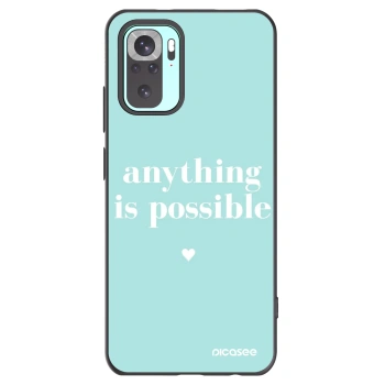 Picasee husă neagră din silicon pentru Xiaomi Redmi Note 10 Pro - Anything is possible
