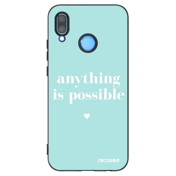 Picasee husă neagră din silicon pentru Huawei P20 Lite - Anything is possible