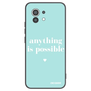Picasee husă neagră din silicon pentru Xiaomi Mi 11 - Anything is possible