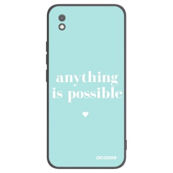 Picasee husă neagră din silicon pentru Xiaomi Redmi 9AT - Anything is possible