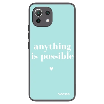 Picasee husă neagră din silicon pentru Xiaomi Mi 11 Lite - Anything is possible