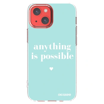 Picasee husă transparentă din silicon pentru Apple iPhone 13 mini - Anything is possible