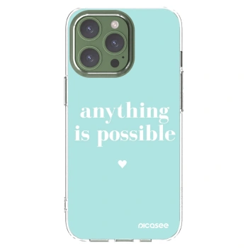 Picasee husă transparentă din silicon pentru Apple iPhone 13 Pro - Anything is possible