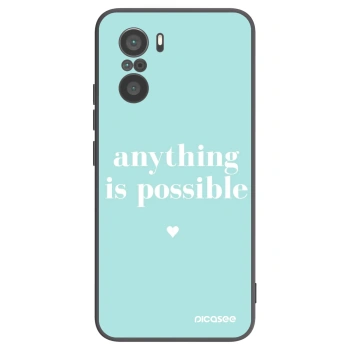Picasee husă neagră din silicon pentru Xiaomi Poco F3 - Anything is possible