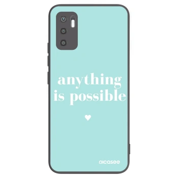 Picasee husă neagră din silicon pentru Xiaomi Redmi Note 10 5G - Anything is possible