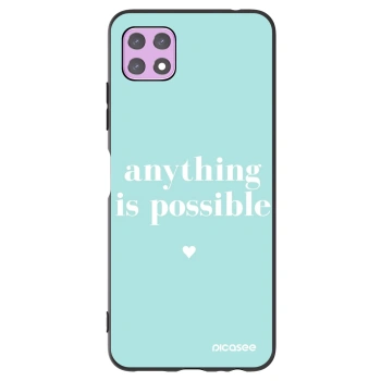 Picasee husă neagră din silicon pentru Samsung Galaxy A22 A226B 5G - Anything is possible