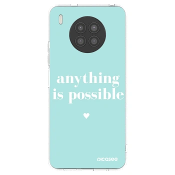 Picasee husă transparentă din silicon pentru Huawei Nova 8i - Anything is possible