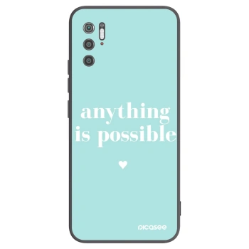 Picasee husă neagră din silicon pentru Xiaomi Poco M3 Pro 5G - Anything is possible