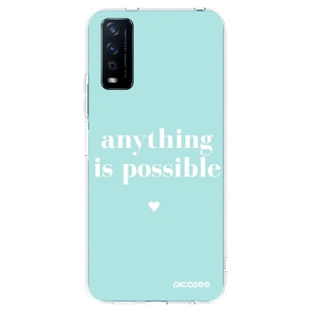 Picasee husă transparentă din silicon pentru Vivo Y11s - Anything is possible