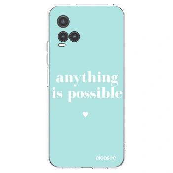 Picasee husă transparentă din silicon pentru Vivo Y33s - Anything is possible
