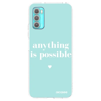 Picasee husă transparentă din silicon pentru Motorola Moto G60 - Anything is possible