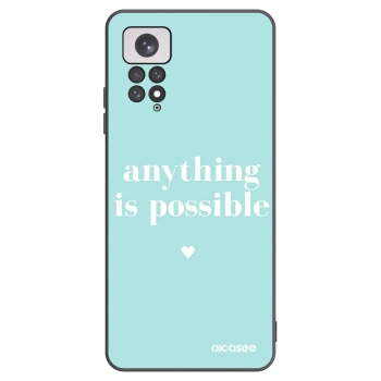 Picasee husă neagră din silicon pentru Xiaomi Redmi Note 11 - Anything is possible