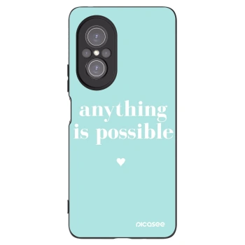 Picasee husă neagră din silicon pentru Huawei Nova 9 SE - Anything is possible