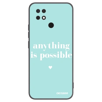 Picasee husă neagră din silicon pentru Xiaomi Redmi 10C - Anything is possible