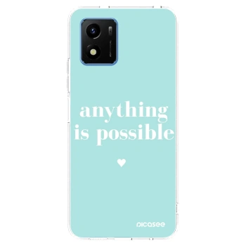 Picasee husă transparentă din silicon pentru Vivo Y01 - Anything is possible