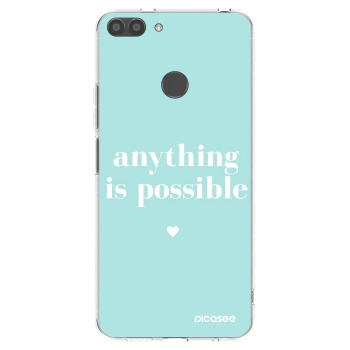 Picasee husă transparentă din silicon pentru Huawei P Smart - Anything is possible