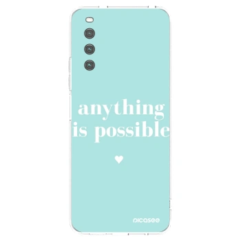 Picasee husă transparentă din silicon pentru Sony Xperia 10 IV 5G - Anything is possible