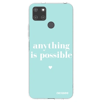 Picasee husă transparentă din silicon pentru Realme C21Y - Anything is possible