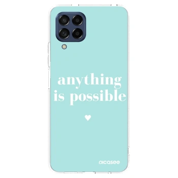 Picasee husă transparentă din silicon pentru Samsung Galaxy M53 5G - Anything is possible