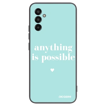Picasee husă neagră din silicon pentru Samsung Galaxy M13 M135F - Anything is possible