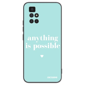 Picasee husă neagră din silicon pentru Xiaomi Redmi 10 (2022) - Anything is possible