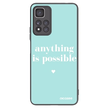 Picasee husă neagră din silicon pentru Xiaomi Redmi Note 11 Pro+ 5G - Anything is possible