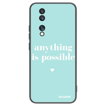 Picasee husă neagră din silicon pentru Honor 70 - Anything is possible