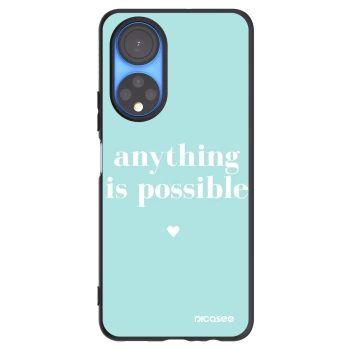 Picasee husă neagră din silicon pentru Honor X7 - Anything is possible