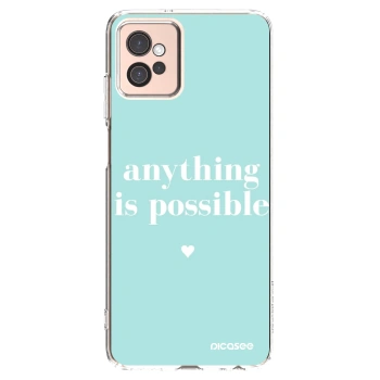 Picasee husă transparentă din silicon pentru Motorola Moto G32 - Anything is possible
