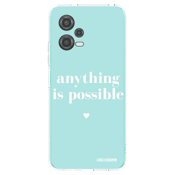 Picasee husă transparentă din silicon pentru Xiaomi Poco X5 - Anything is possible