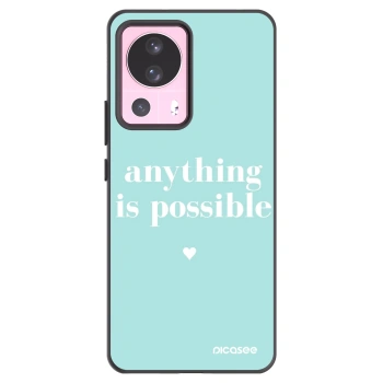 Picasee husă neagră din silicon pentru Xiaomi 13 Lite - Anything is possible