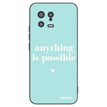 Picasee husă neagră din silicon pentru Xiaomi 13 - Anything is possible