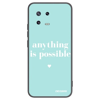 Picasee husă neagră din silicon pentru Xiaomi 13 Pro - Anything is possible