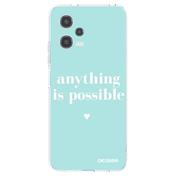 Picasee husă transparentă din silicon pentru Xiaomi Redmi Note 12 5G - Anything is possible